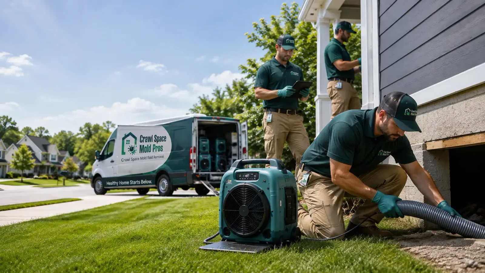 Crawl Space Mold Removal in Flanagan, IL